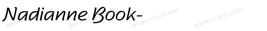 Nadianne Book字体转换